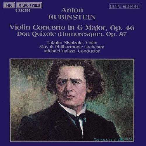 Album cover art for Rubinstein: Violin Concerto, Op. 46 / Don Quixote, Op. 87