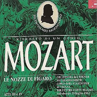 Album cover art for Mozart : Le Nozze di Figaro, Acts III & IV