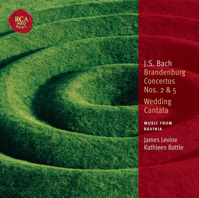 Album cover art for Bach: Brandenburg Concertos Nos. 2 & 5 / Wedding Cantata