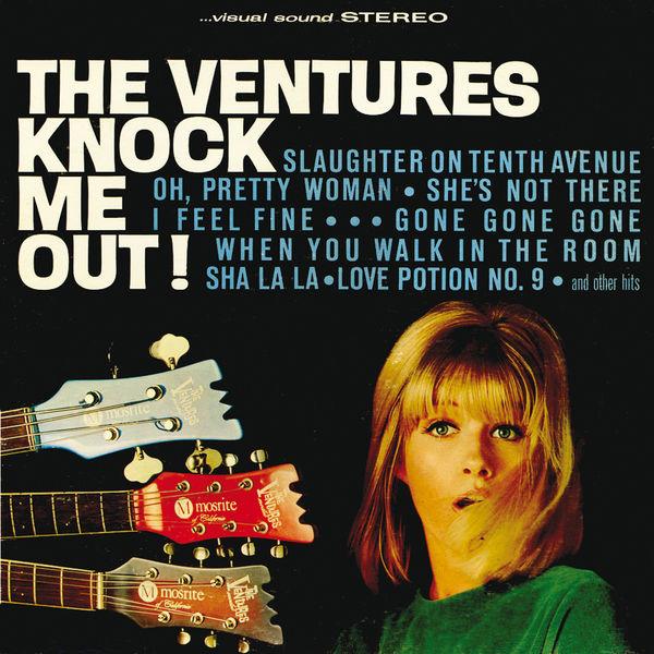 Album cover art for The Ventures Knock Me Out!