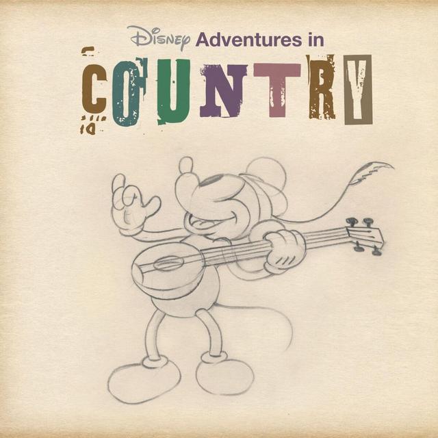 Album cover art for Country Stars Sing Disney Classics