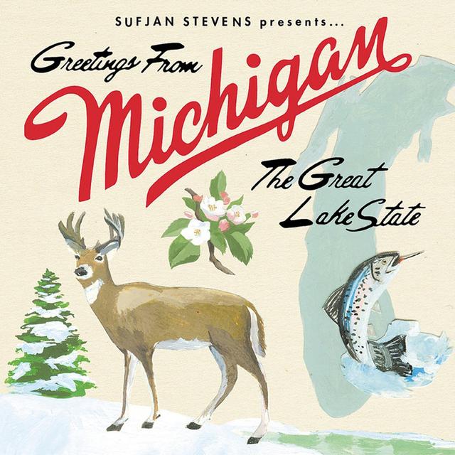 Album cover art for Greetings From Michigan : The Great Lake State