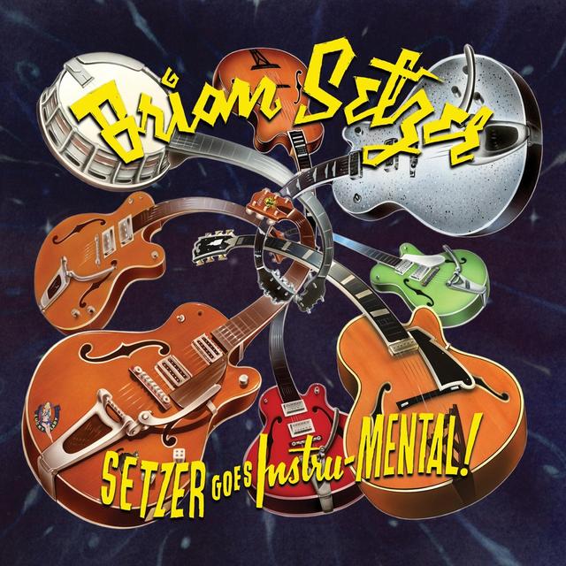 Album cover art for Setzer Goes Instru-Mental !