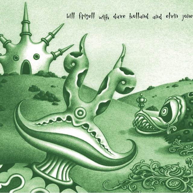 Album cover art for Bill Frisell with Dave Holland and Elvin Jones