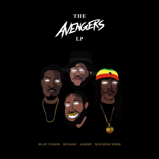 Album cover art for The Avengers LP