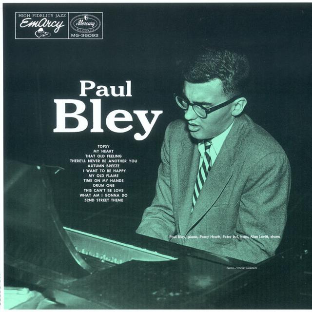 Album cover art for Paul Bley