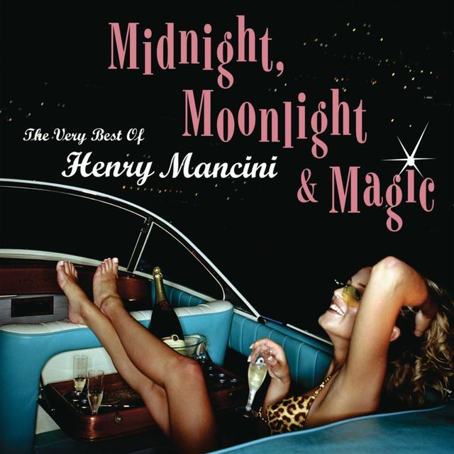 Album cover art for Midnight, Moonlight & Magic: The Very Best of Henry Mancini