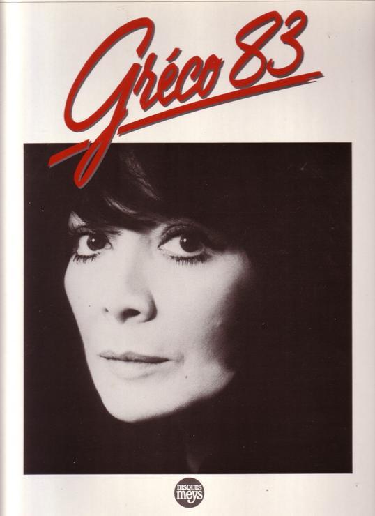 Album cover art for Gréco 83