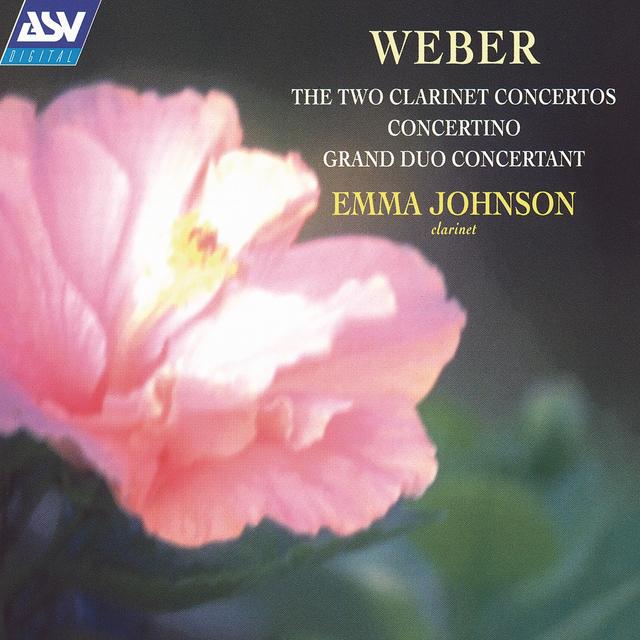 Album cover art for Weber: The 2 Clarinet Concertos, Concertino, Grand Duo Concertant