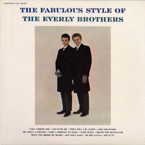 Album cover art for The Fabulous Style of The Everly Brothers