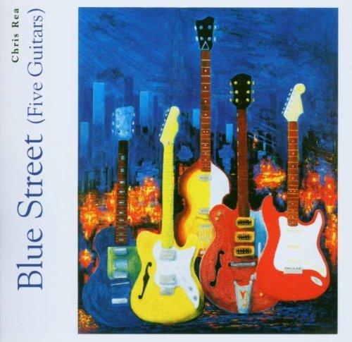 Album cover art for Blue Street (Five Guitars)