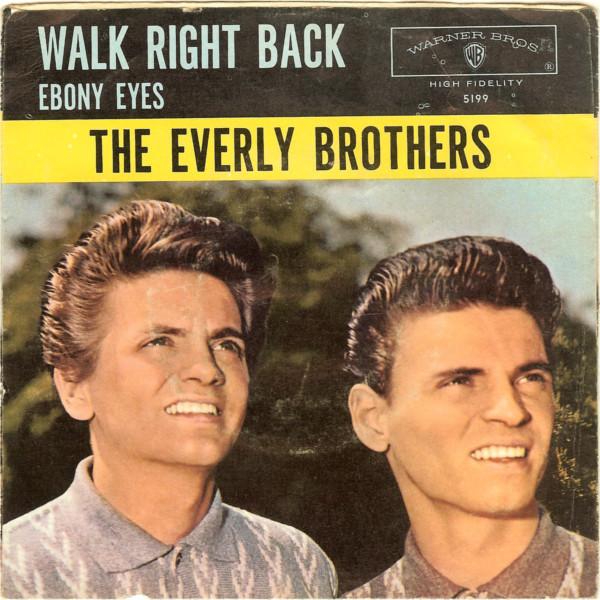 Album cover art for Walk Right Back / Ebony Eyes