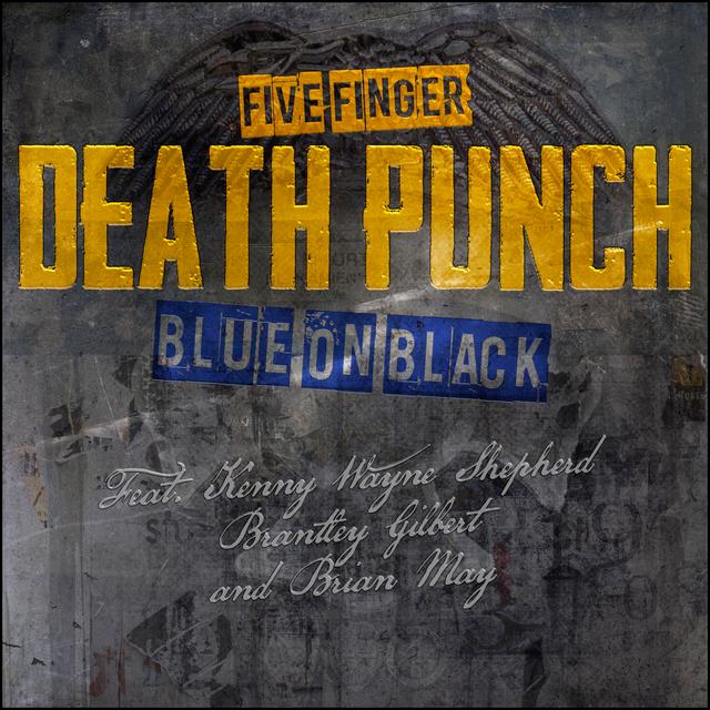 Album cover art for Blue on Black