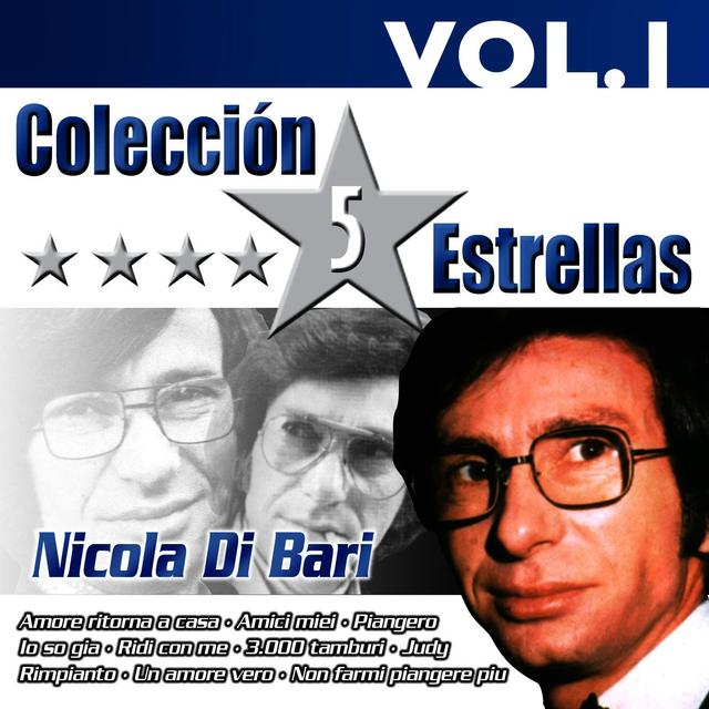 Album cover art for Colección 5 Estrellas. Nicola Di Bari. Vol. 1