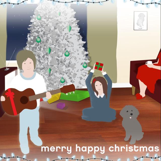 Album cover art for Merry Happy Christmas