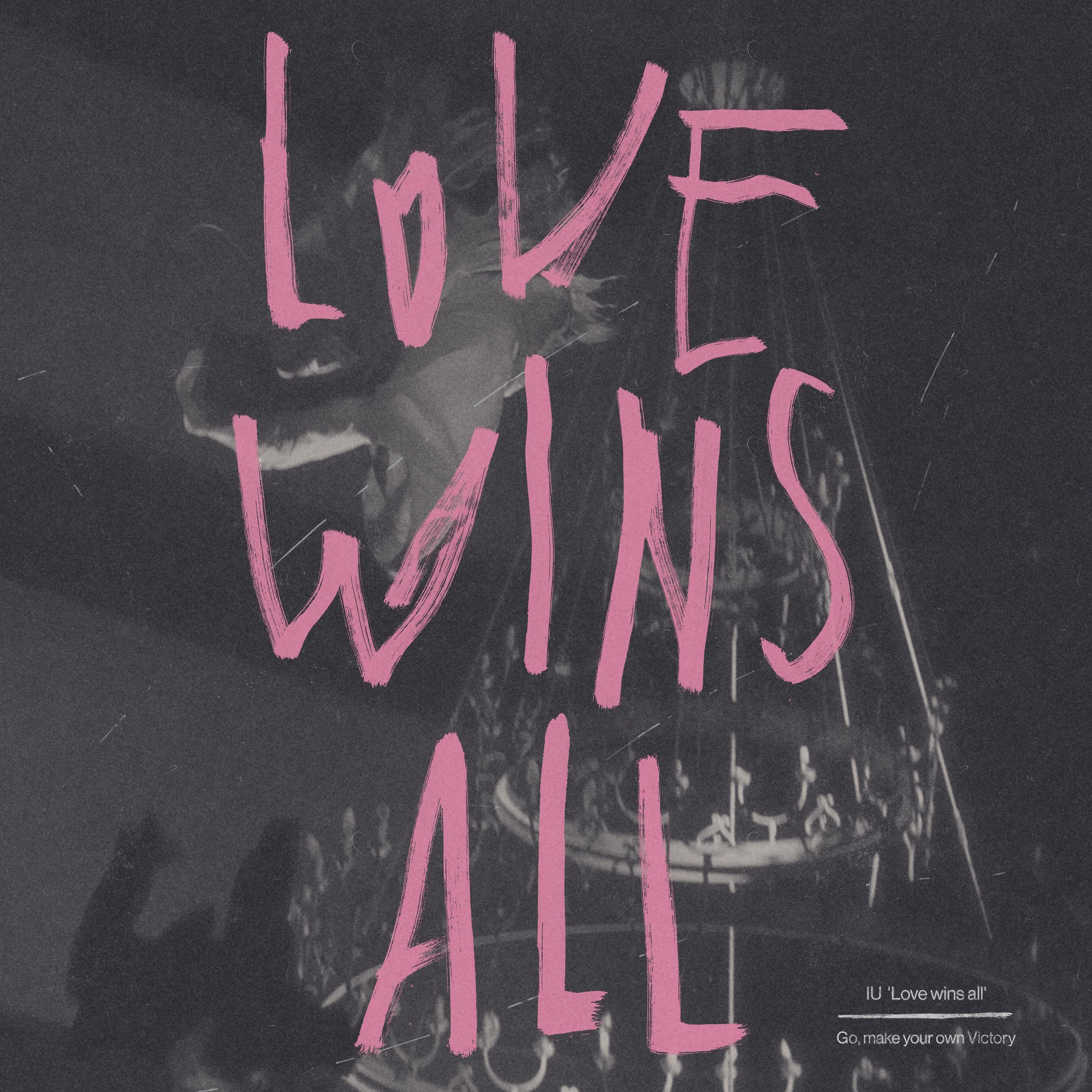 Lyric cover art as blurred background