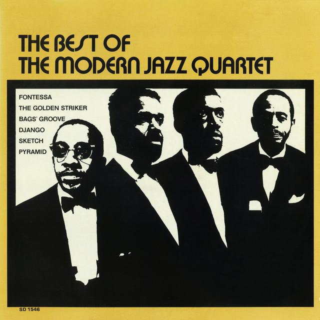 Album cover art for The Best Of The Modern Jazz Quartet