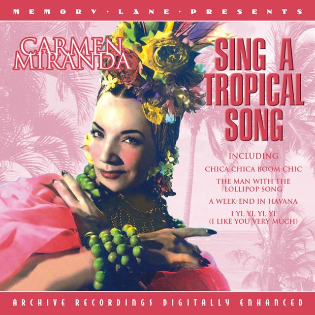 Album cover art for Sing A Tropical Song