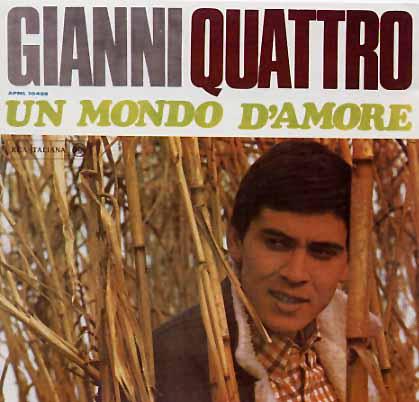 Album cover art for Gianni Quattro (Un Mondo D'Amore)