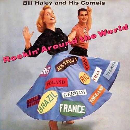 Album cover art for Rockin' Around the World