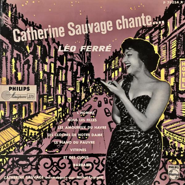 Album cover art for Catherine Sauvage Chante Léo Ferré [1954]