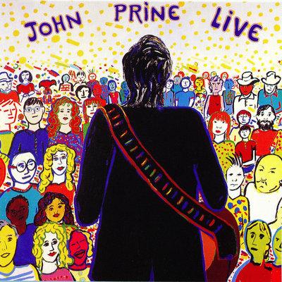 Album cover art for John Prine Live