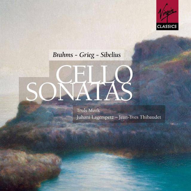 Album cover art for Brahms - Grieg - Sibelius: Cello Sonatas