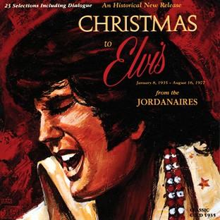 Album cover art for Christmas To Elvis From The Jordanaires