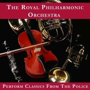 Album cover art for The Royal Philharmonic Orchestra Plays The Police