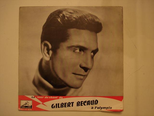 Album cover art for Le Tour de Chant de Gilbert Bécaud à l'Olympia