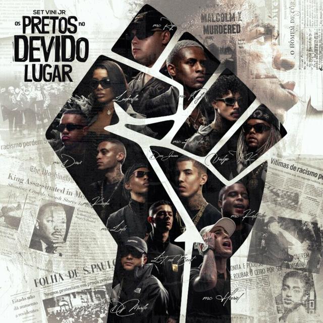 Album cover art for Set Vini JR. - Os Pretos No Devido Lugar