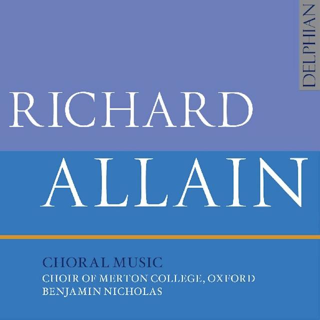 Album cover art for Richard Allain: Choral Music