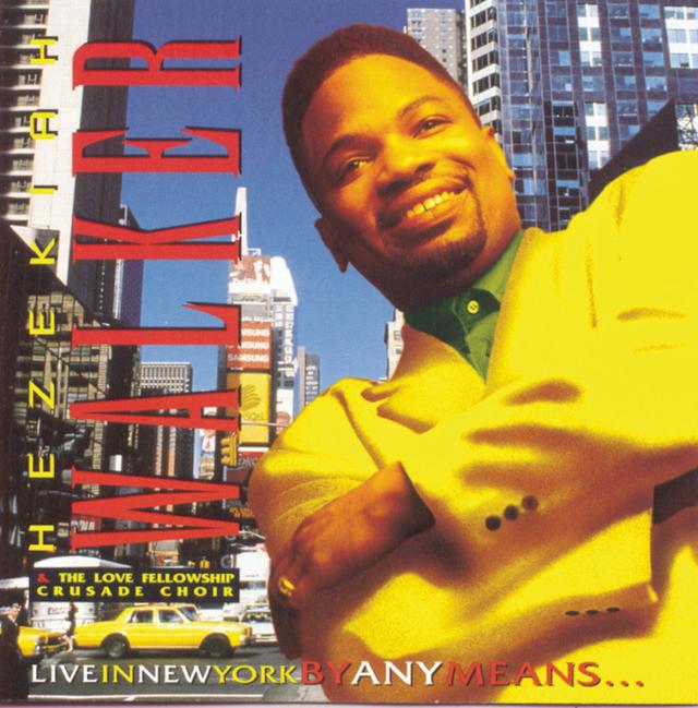 Album cover art for Live in New York by Any Means