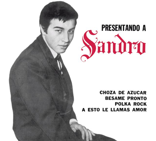 Album cover art for Presentando a Sandro