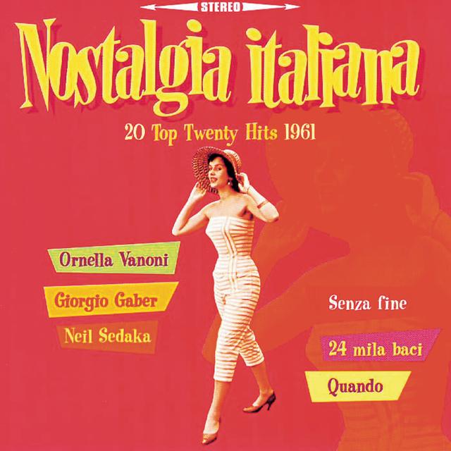 Album cover art for Nostalgia Italiana - 1962