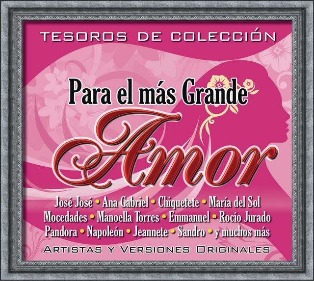 Album cover art for Tesoros De Colección - Para El Más Grande Amor