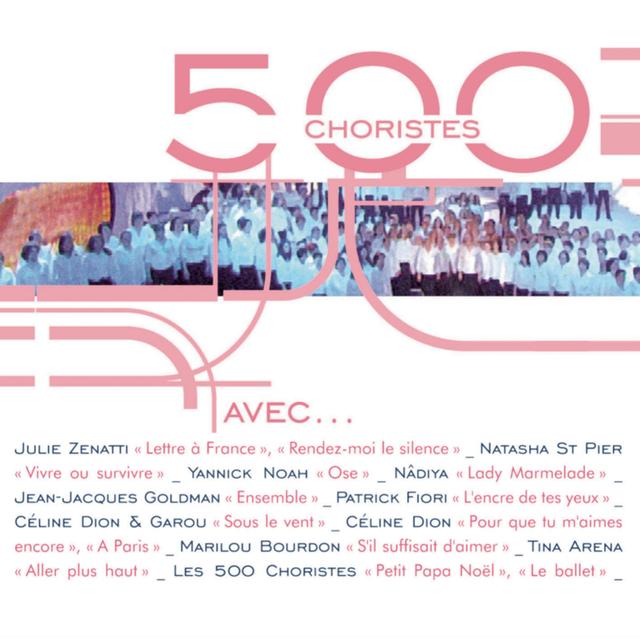 Album cover art for 500 choristes avec..