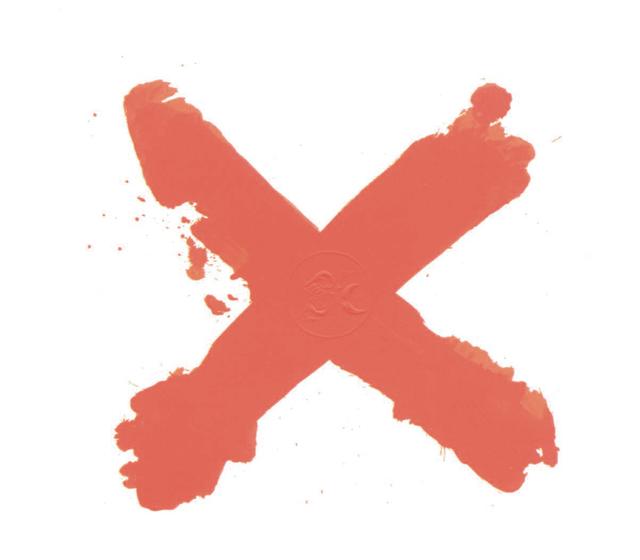 Album cover art for X