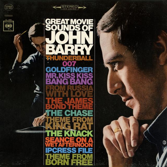 Album cover art for The Great Movie Sounds Of John Barry