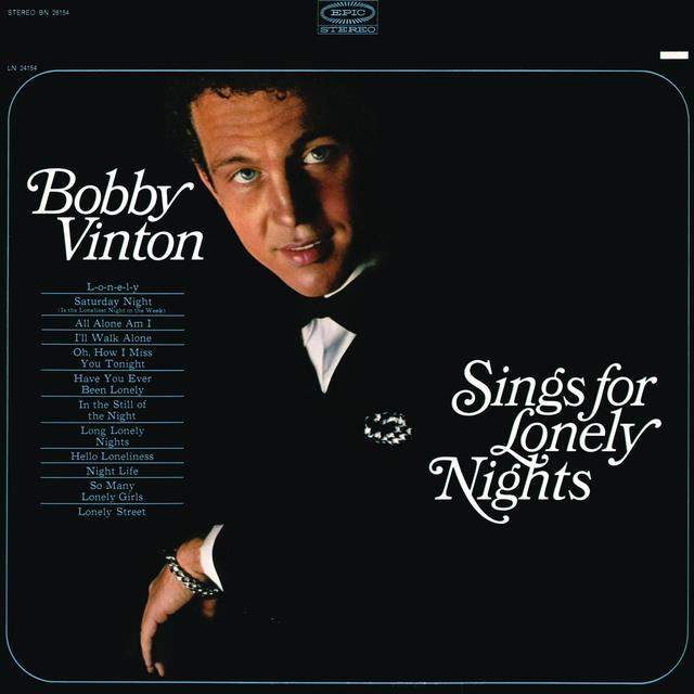 Album cover art for Bobby Vinton Sings For Lonely Nights