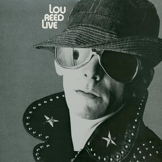 Album cover art for Lou Reed Live