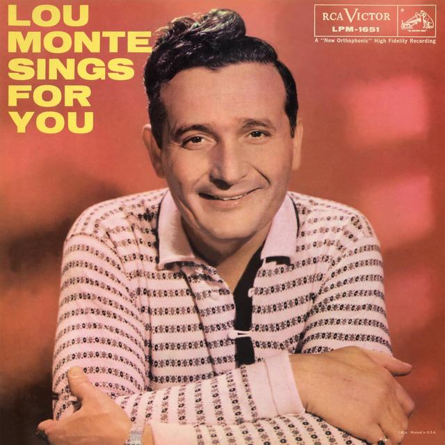 Album cover art for Lou Monte Sings for You