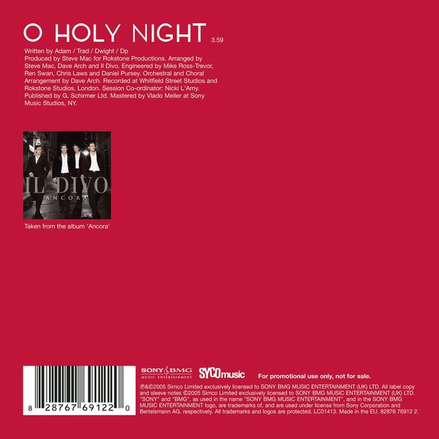 Album cover art for O Holy Night