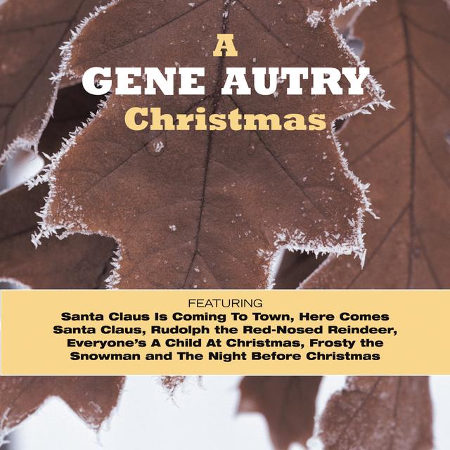 Album cover art for Gene Autry Christmas Songs