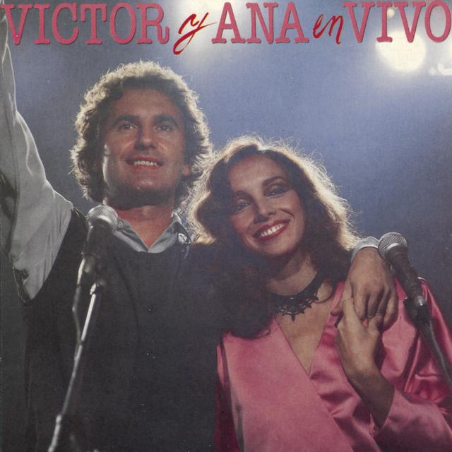 Album cover art for Victor y Ana en Vivo