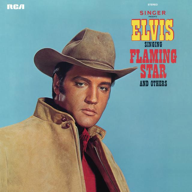 Album cover art for Elvis Sings Flaming Star