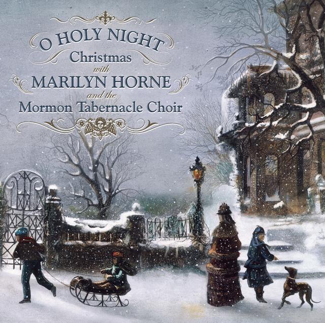 Album cover art for Christmas With Marilyn Horne and The Mormon Tabernacle Choir